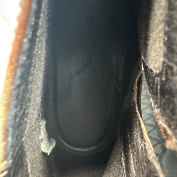 Dansko Women's Fawn Boot Size 40 / 9.5 Wedge Platform Bootie Brown Leather Comfy - Picture 5 of 9